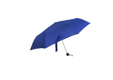 Подгонянная рамка алюминия ткани Понге голубого складного зонтика супер светлая