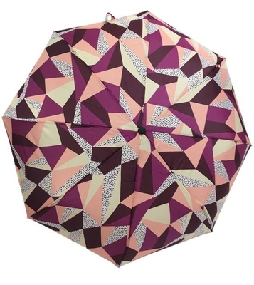 Флористический печатая зонтик 21&quot; рамки металла Windproof складывая x8k