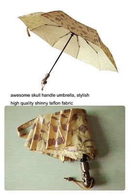 Shinny череп отрегулируйте складной Windproof зонтик для людей